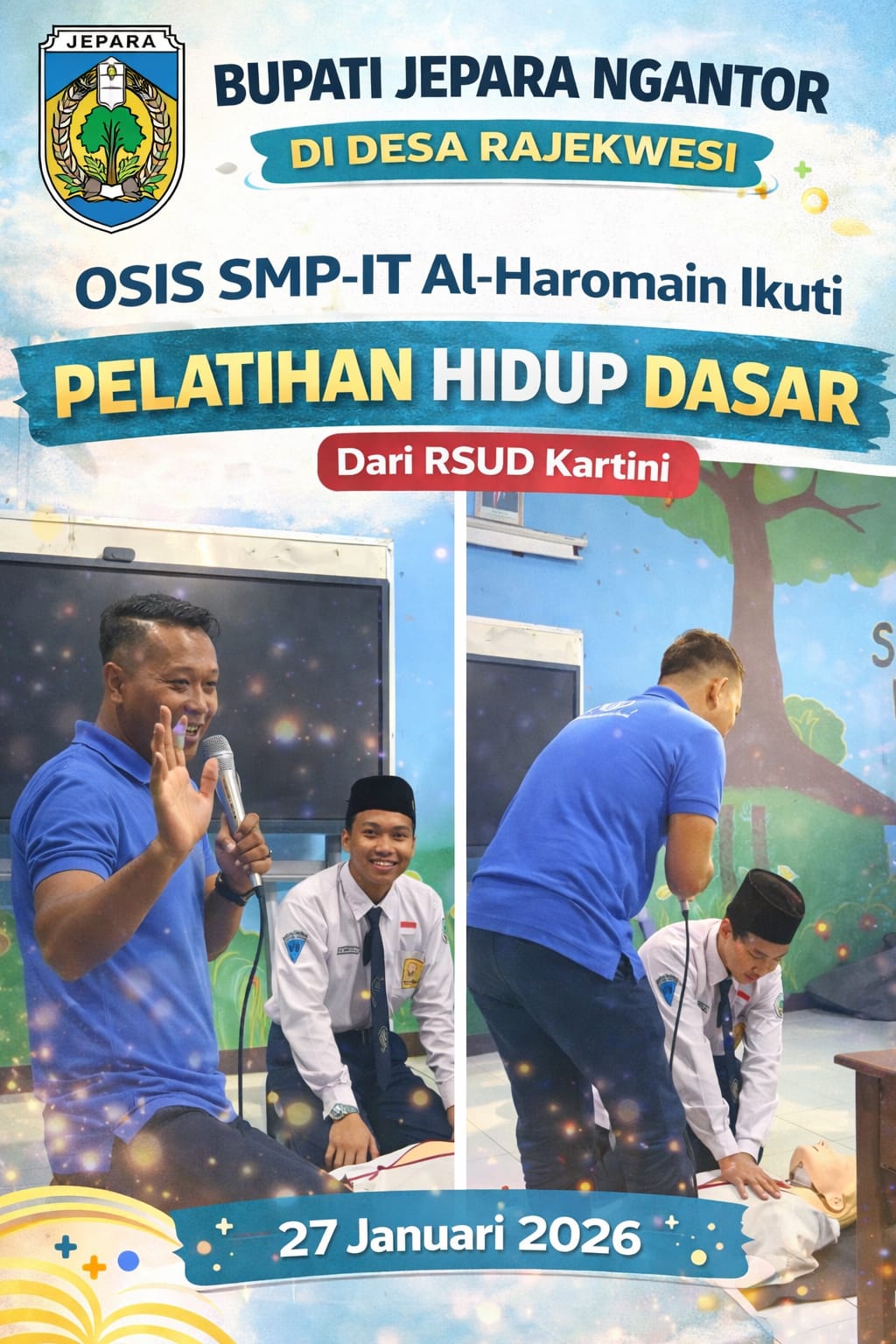 Delegasi OSIS Ikuti Pelatihan Hidup Dasar dalam Program Bupati Ngantor